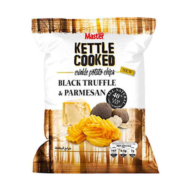 Master Chips Black Truffle & Parmesan Truffle Crinkle Chips 80 g - front of pack