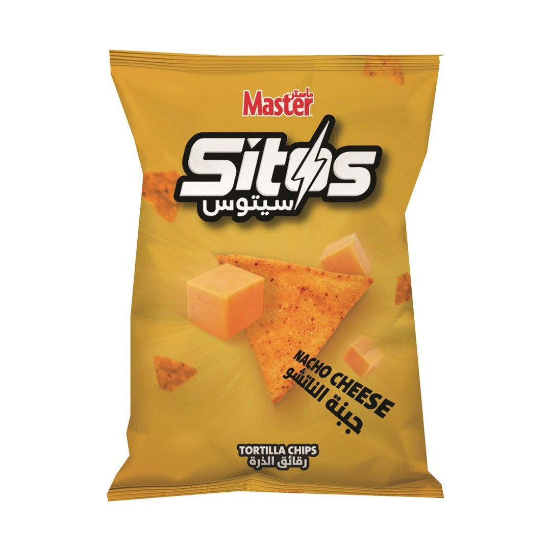 Master Chips Sitos Tortilla Nacho Cheese 150 g - front of pack