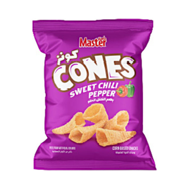 Master Chips Sweet Chili Cones 60 g - front of pack