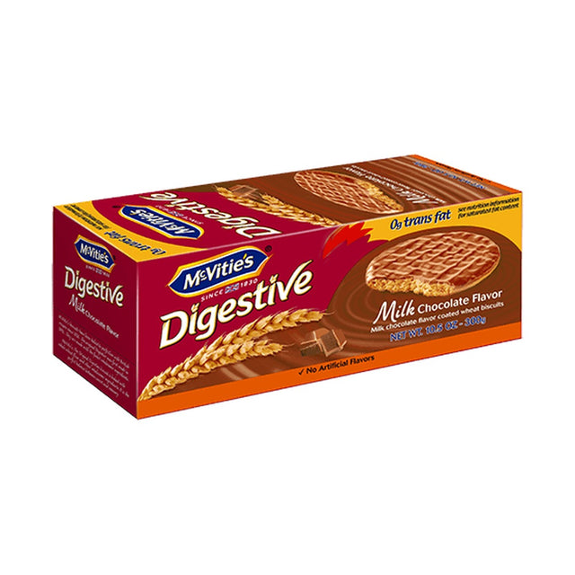 McVitie's Digestive Milk Chocolate Biscuits 297 g - front of pack