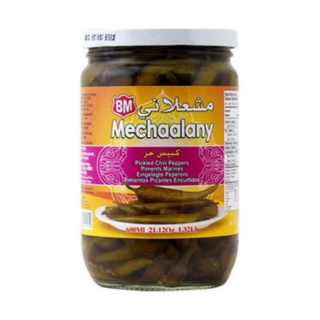 Mechaalany Pickled Chili Peppers 595 g - front of pack