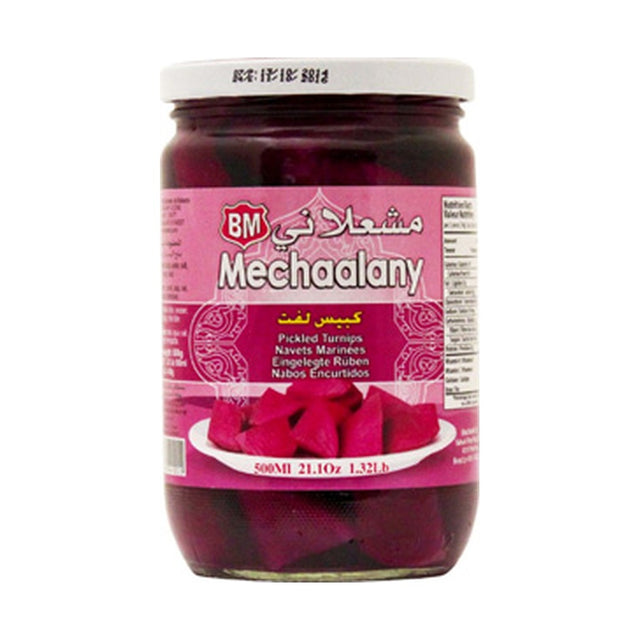 Mechaalany Pickled Turnips Chunk 595 g - front of pack