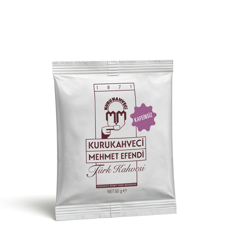 Mehmet Efendi Turkish Coffee (Decaf) 50G - front of pack