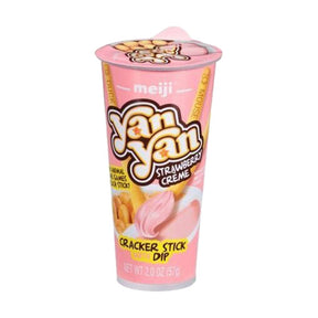 Meiji Cracker Stick, Strawberry Creme, 2 oz