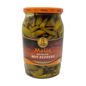 Melis Pickled Hot Peppers Jar, Aci Biber Tursusu, 24.3 fl oz / 720 ml