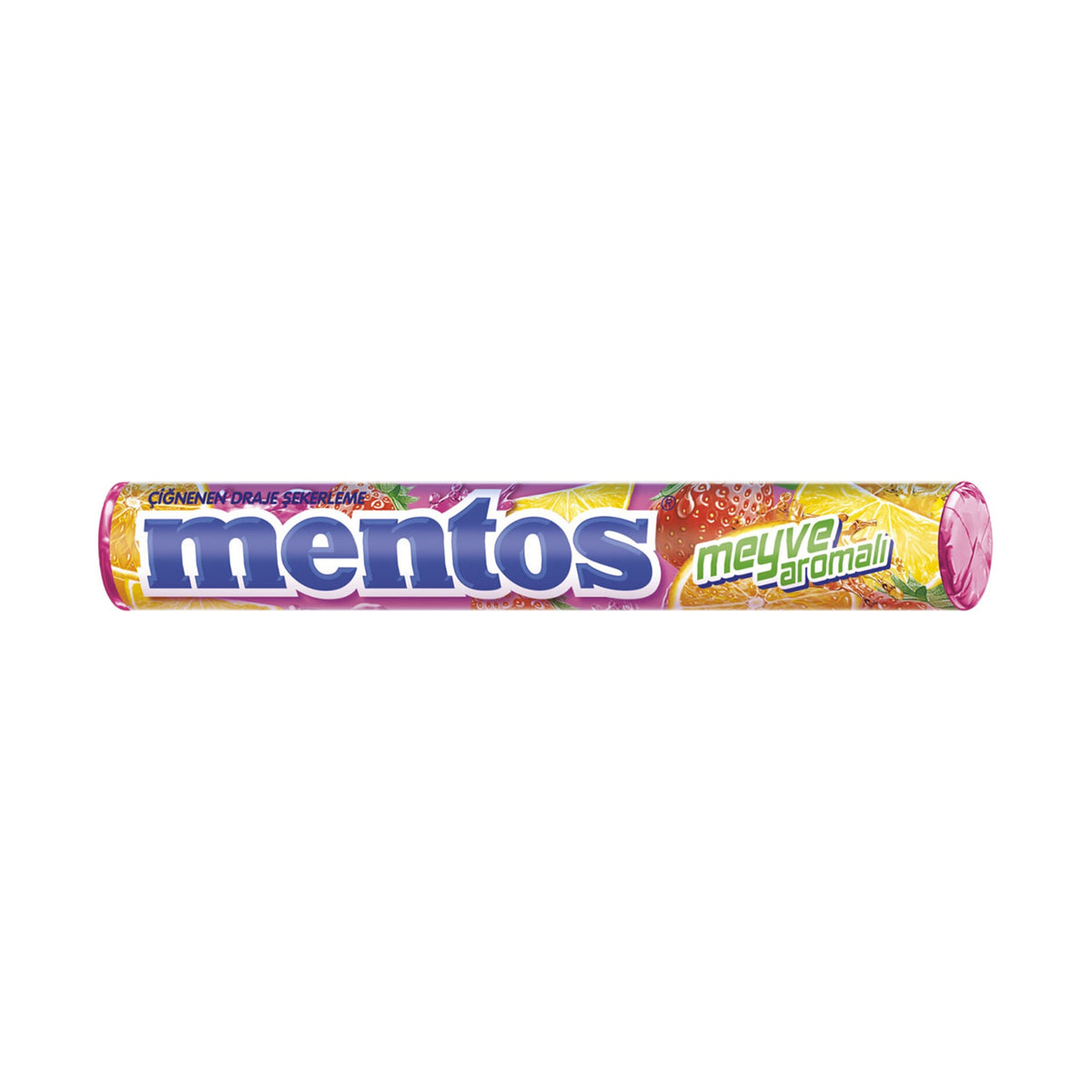 Mentos Chewy Dragees (fruit) 37.5 g - front of pack