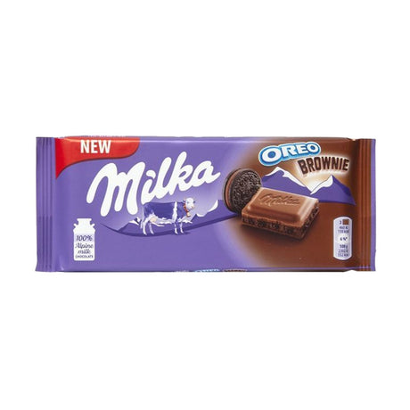 Milka Oreo Brownie Chocolate, 100 g