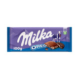 Milka Oreo Chocolate Bars 100 g - front of pack