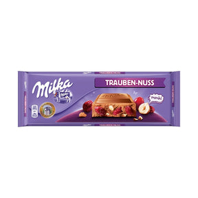 Milka Raisins Nuts Chocolate Bars 270 g - front of pack