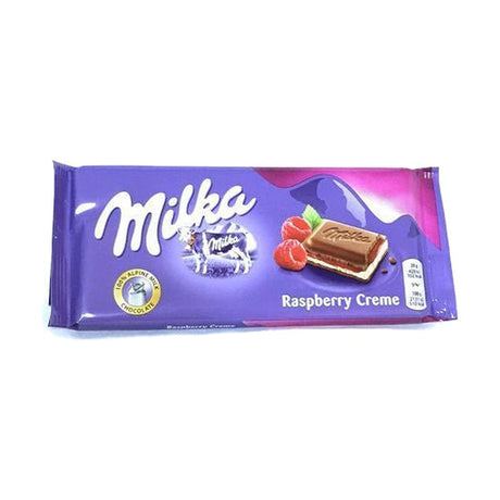 Milka Raspberry Chocolate Cream Bar, 100 g