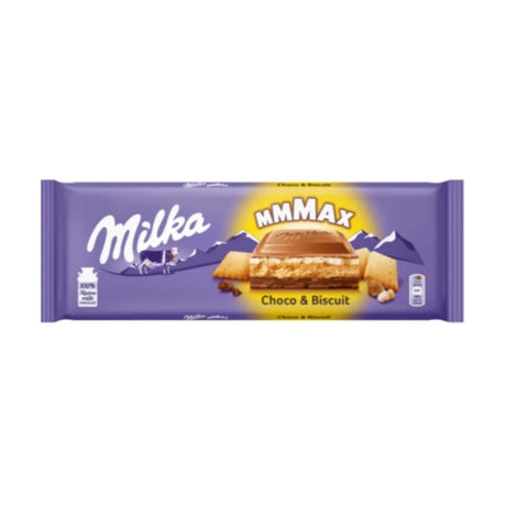 Milka MMMAX Choco & Biscuit chocolate bar, 300 g