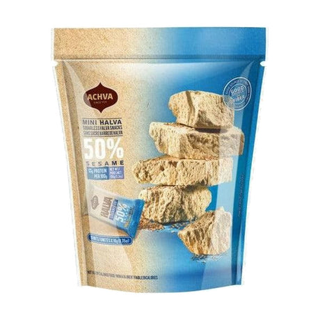 Achva Sugar-Free Mini Halva Snack Bag, 5.3 oz