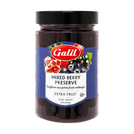 Galil Mixed berry preserve, 13 oz