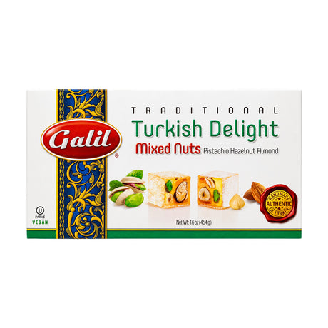 Galil Mixed Nuts Turkish Delight, 16 oz