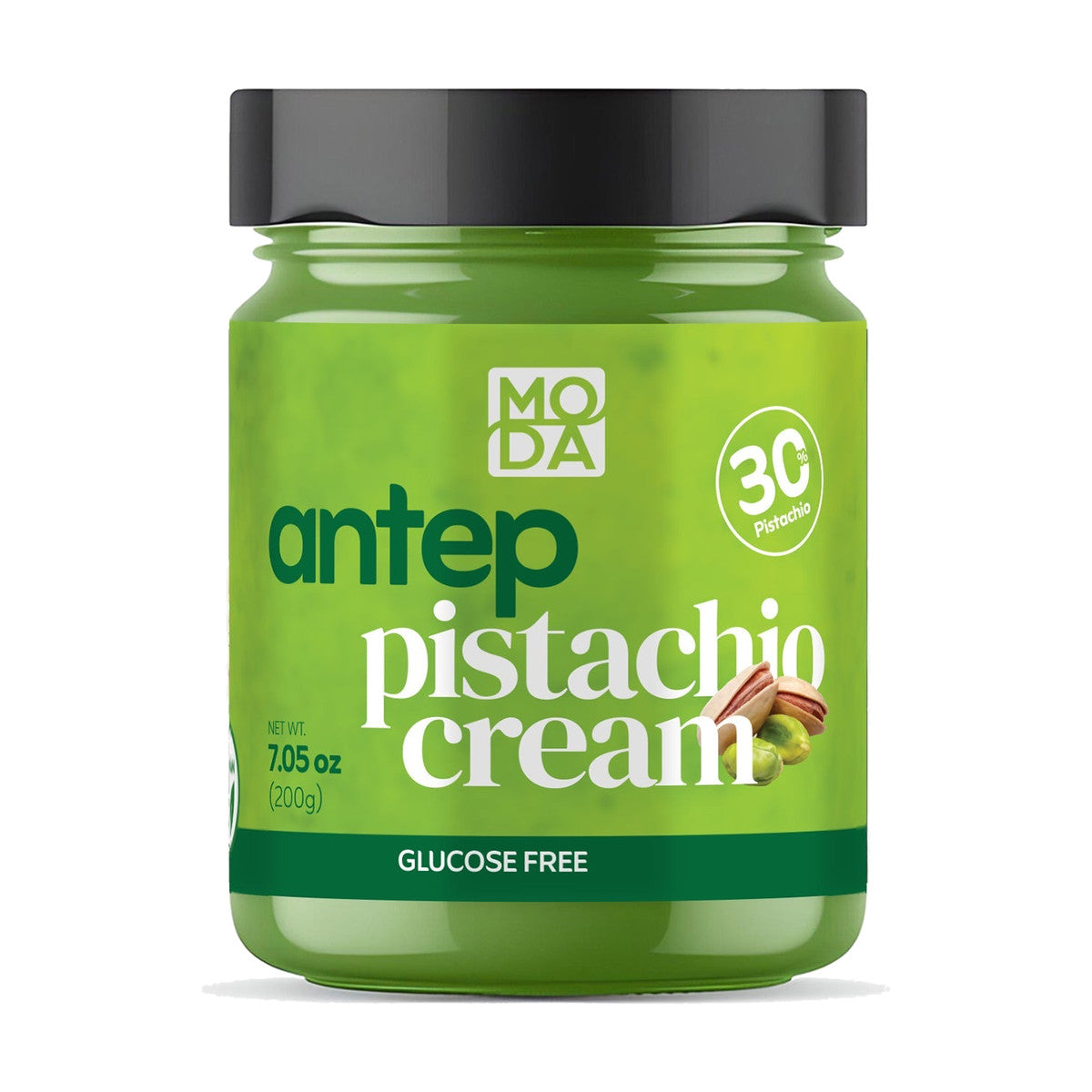 Moda Antep Pistachio Cream, % 30, 7.05 oz / 200 g
