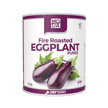 Moda Fire Roasted Eggplant Puree 6 lb can, Chef's Series