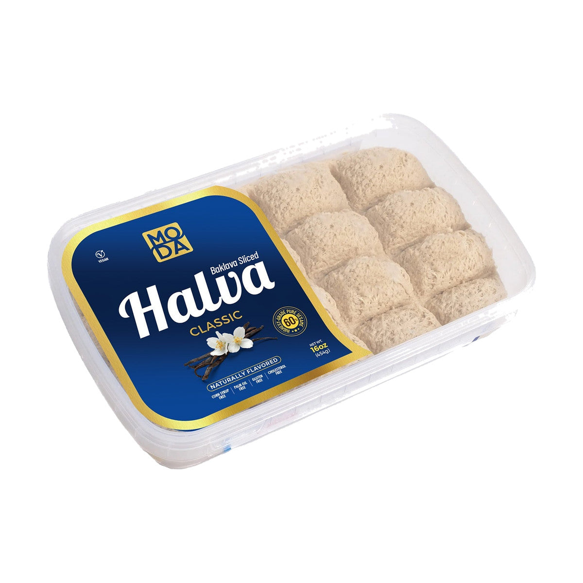 Moda Halva, Classic, Baklava Sliced, 16 oz / 454 g