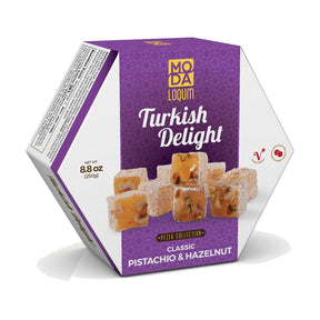Moda Loqum, Petek, Classic Hazelnut & Pistachio, 8.8 oz / 250 g