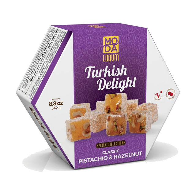 Moda Loqum, Petek, Classic Hazelnut & Pistachio, 8.8 oz / 250 g