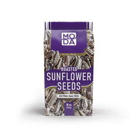 Moda Roasted Sunflower Seeds, Extra Salted, 10 oz pack
