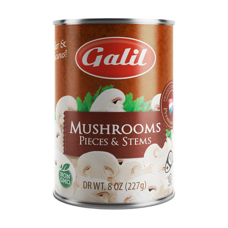 Galil Mushroom pieces and stems, 8 oz