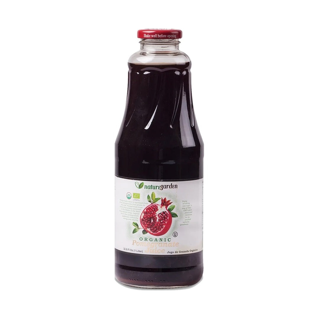 Nature Garden Organic Pomegranate Juice 1 L - front of pack