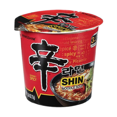 Nongshim Shin Noodle Soup, Gourmet Spicy, 2.64 oz