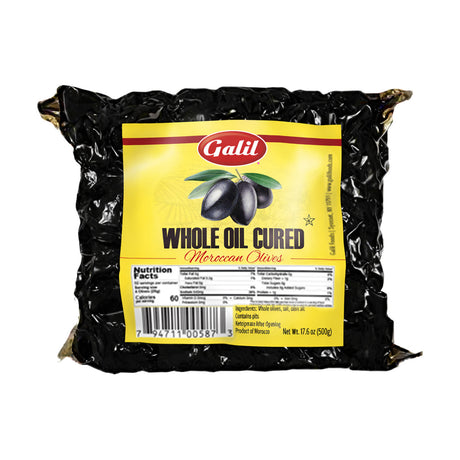 Galil Oil Cured Black Olives - 17.6 oz