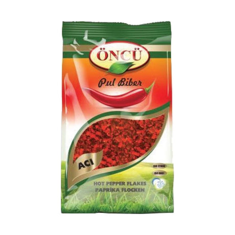 Öncü Pul Biber Acı Hot Red Pepper Flakes, 500 g bag