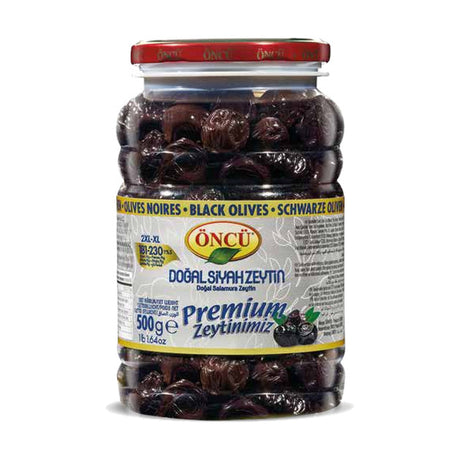 Öncü Natural Black Olives 2XL-XL, 500 g