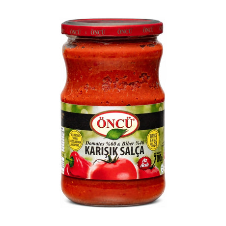 Oncu tomato and pepper mixed paste (Karisik Salca), 700 g jar