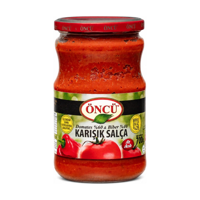 Oncu tomato and pepper mixed paste (Karisik Salca), 700 g jar