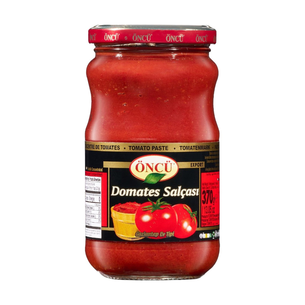 Oncu tomato paste (Domates Salcasi), 370 g jar