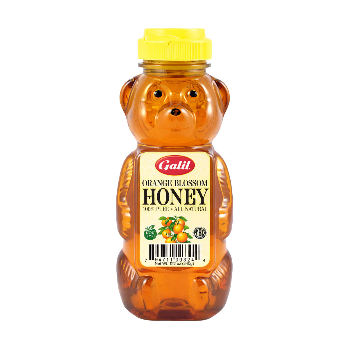 Galil Orange Blossom Honey Bear, 12 oz