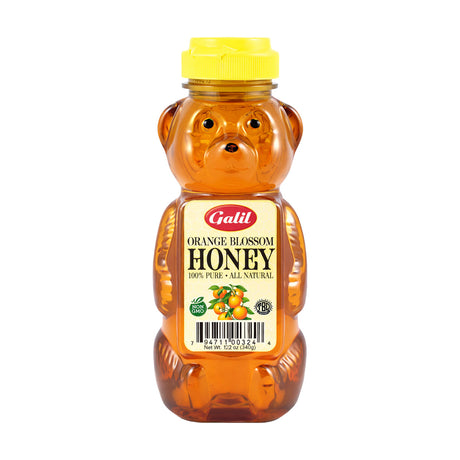 Galil Orange Blossom Honey Bear, 12 oz