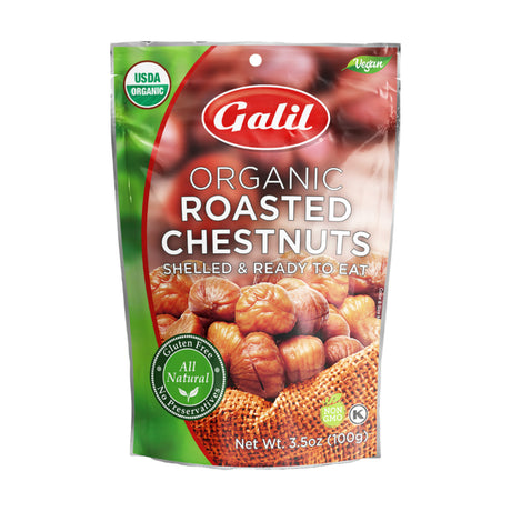 Galil roasted chestnuts, peeled and ready to eat, 3.5 oz