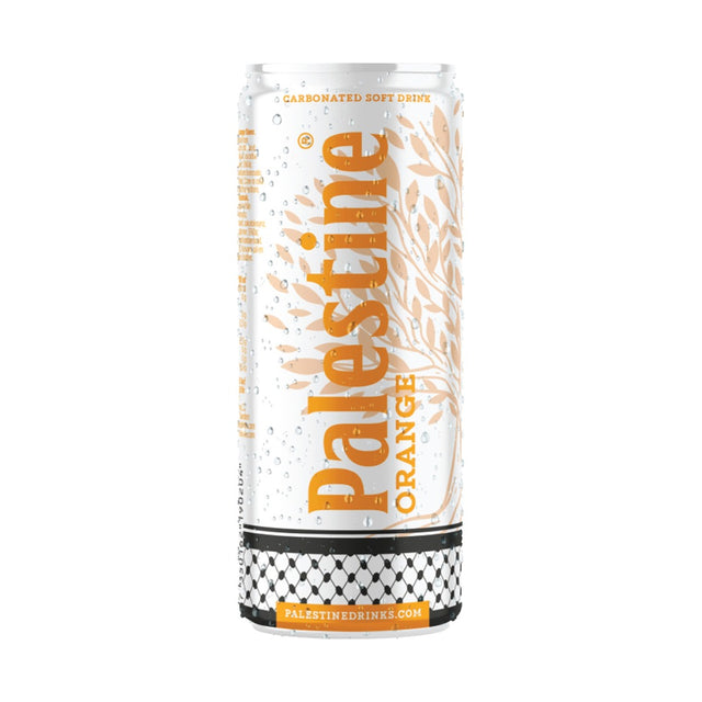 Palestine Cola Orange 330 ml - front of pack