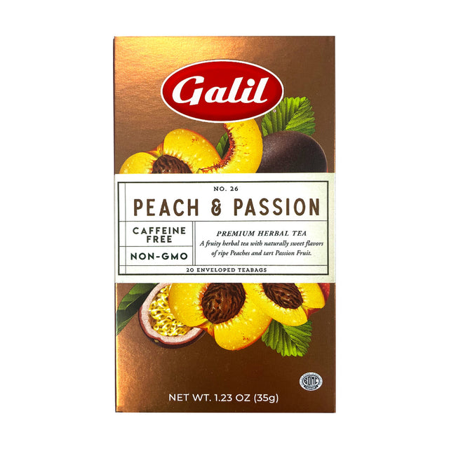Galil Peach & Passion Tea 20 Tea Bags