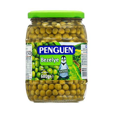 Penguen Green Peas 680 g - front of pack