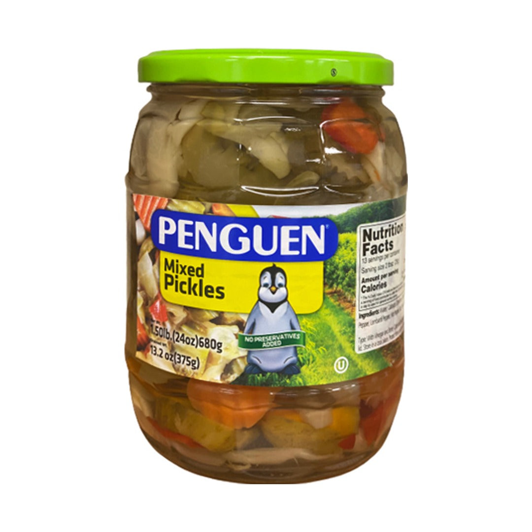 Penguen Mix Pickles 680 g - front of pack