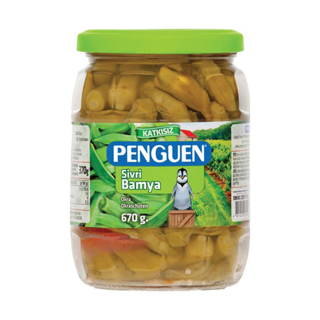 Penguen Okra Sivri 670 g - front of pack