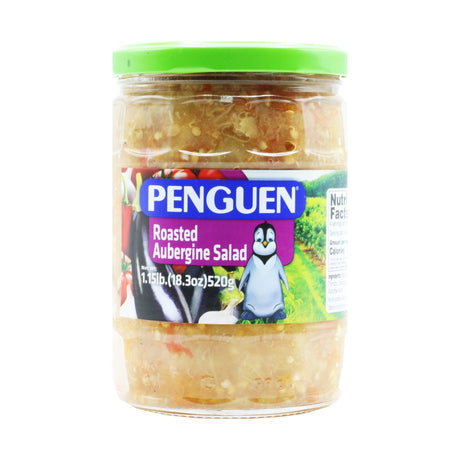 Penguen Roasted Eggplant Salad with Roasted Pepper 520 g - front of pack