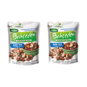 Peyman Bahçeden raw mixed nuts, 2 x 150 g (5.29 oz) pouches