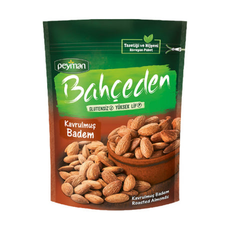Peyman Bahçeden roasted almonds, 150 g (5.29 oz) pouch