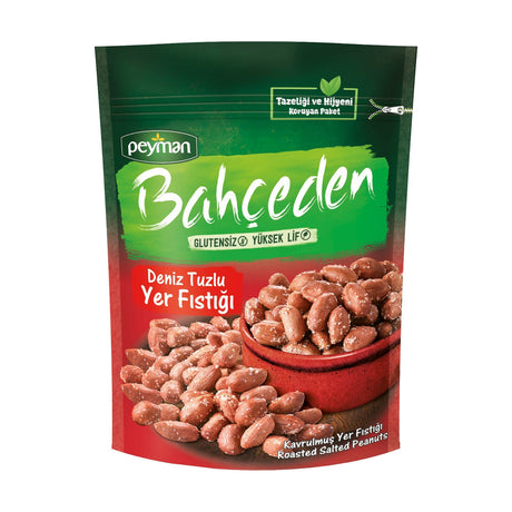 Peyman Bahceden Roasted & Salted Peanuts, 6.17 oz / 175 g
