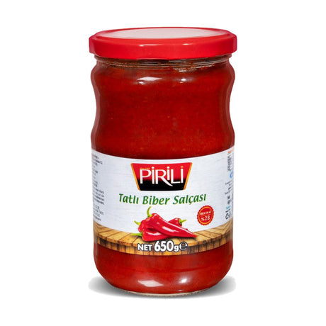 Pirili Mild Pepper Paste Glass Jar, 650 g