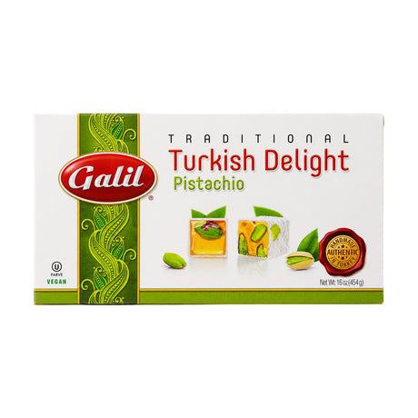 Galil Pistachio Turkish Delight, 16 oz