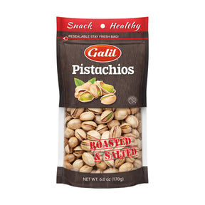 Galil Roasted salted pistachios, 6 oz