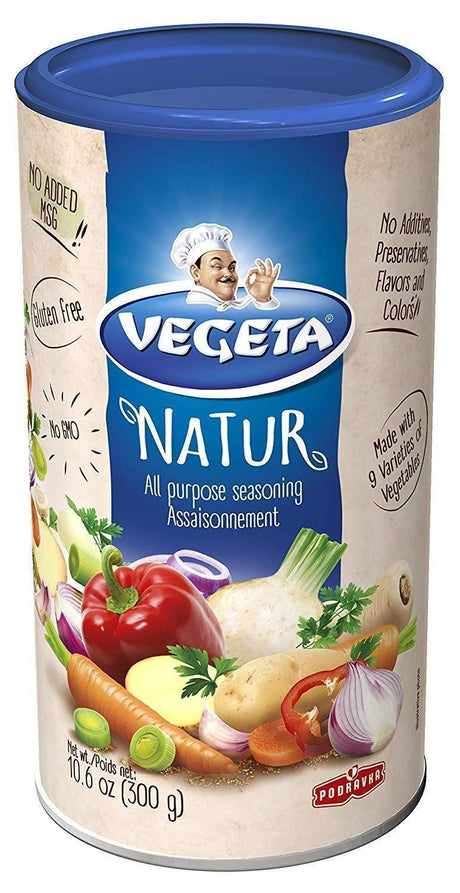 Podravka Vegeta Natur All Purpose Seasoning, 10.6 oz (300 g) canister
