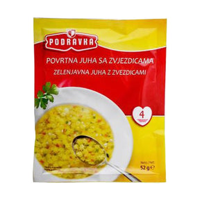 Podravka Vegetable Soup with Instant Stars, 52 g